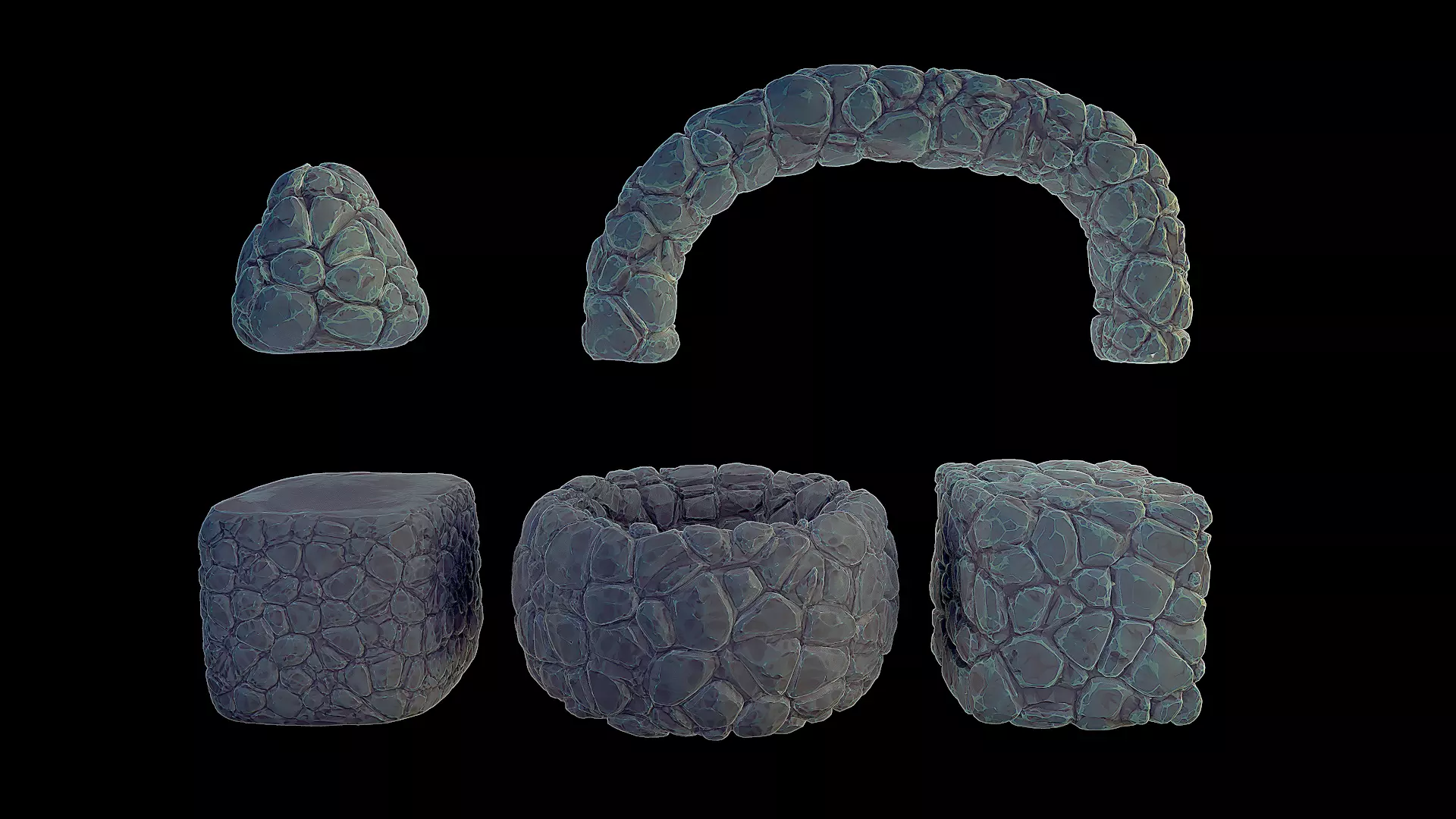 Stylized Rock Collection 1 _0