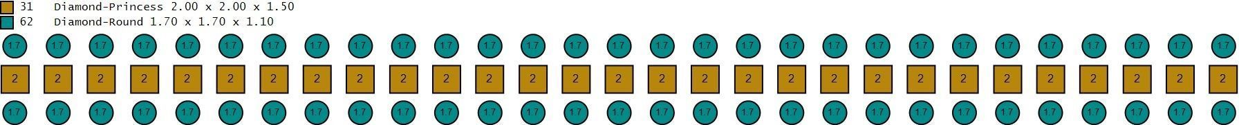 Ring 0252 sizes 16 - 22 3D print model_8