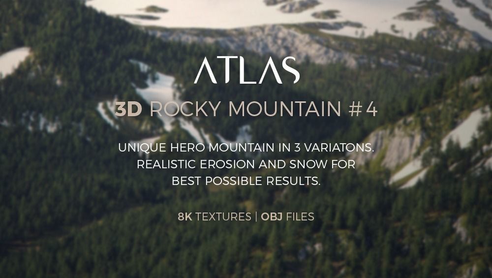 Atlas - 3D Rocky Mountain 04 3D model_2