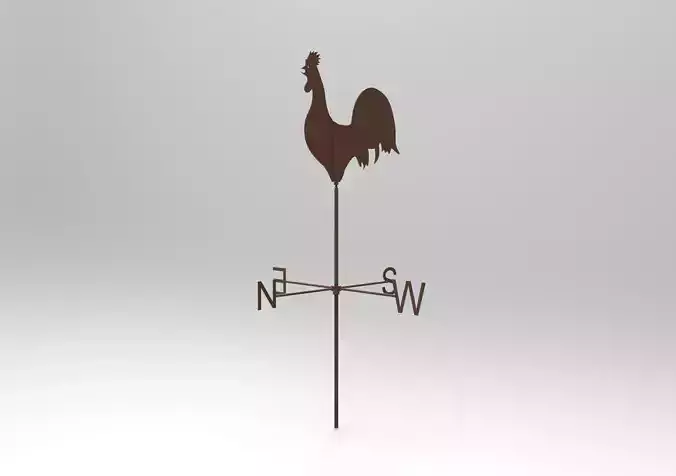 Weather vane 3D print model