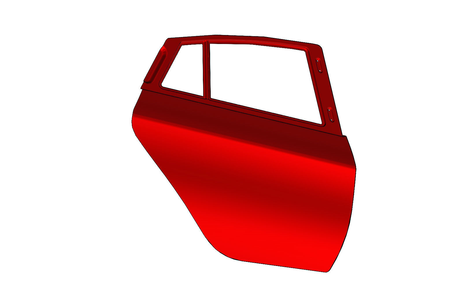  Car door  panel 3D print model_11