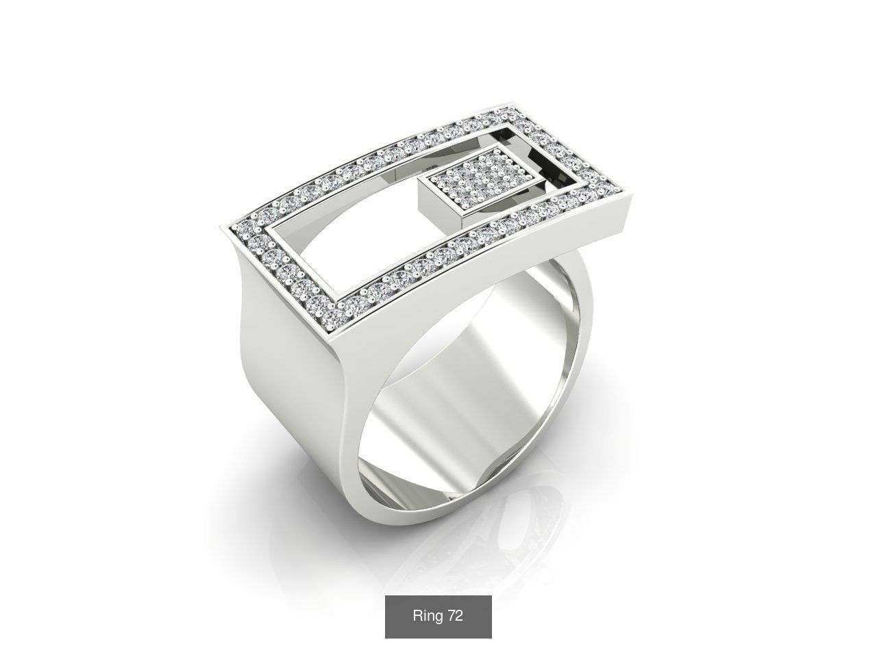 Collection 20 heart shaped diamond ring _53