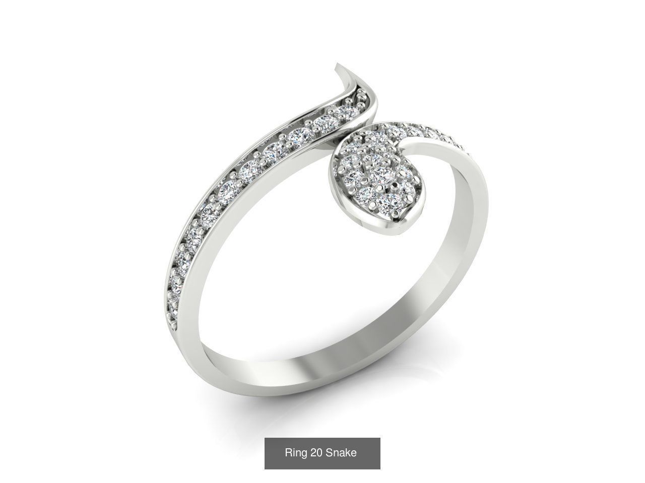 Collection 20 heart shaped diamond ring _5