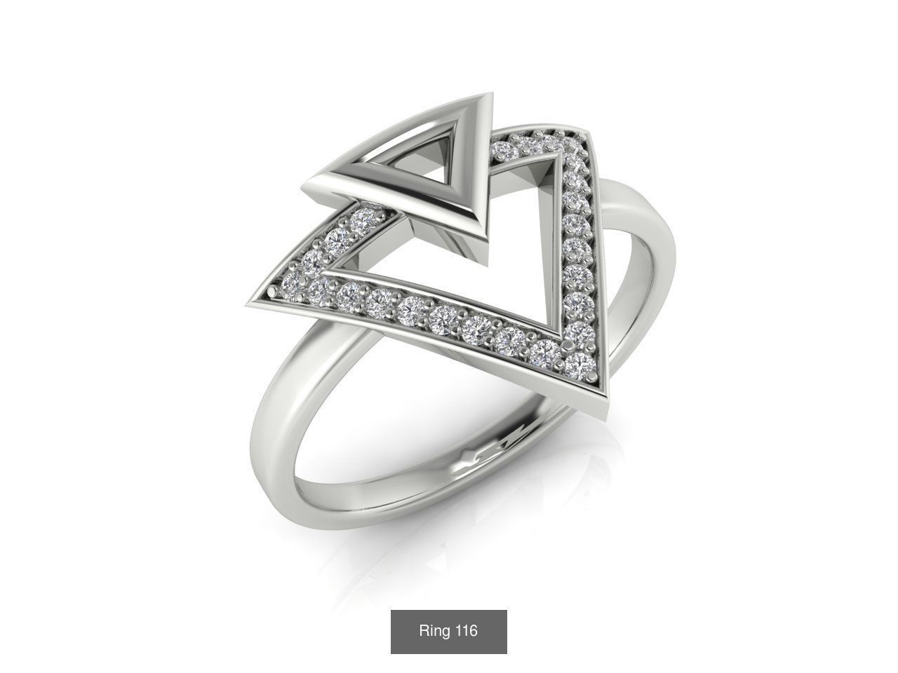 Collection 20 heart shaped diamond ring _30