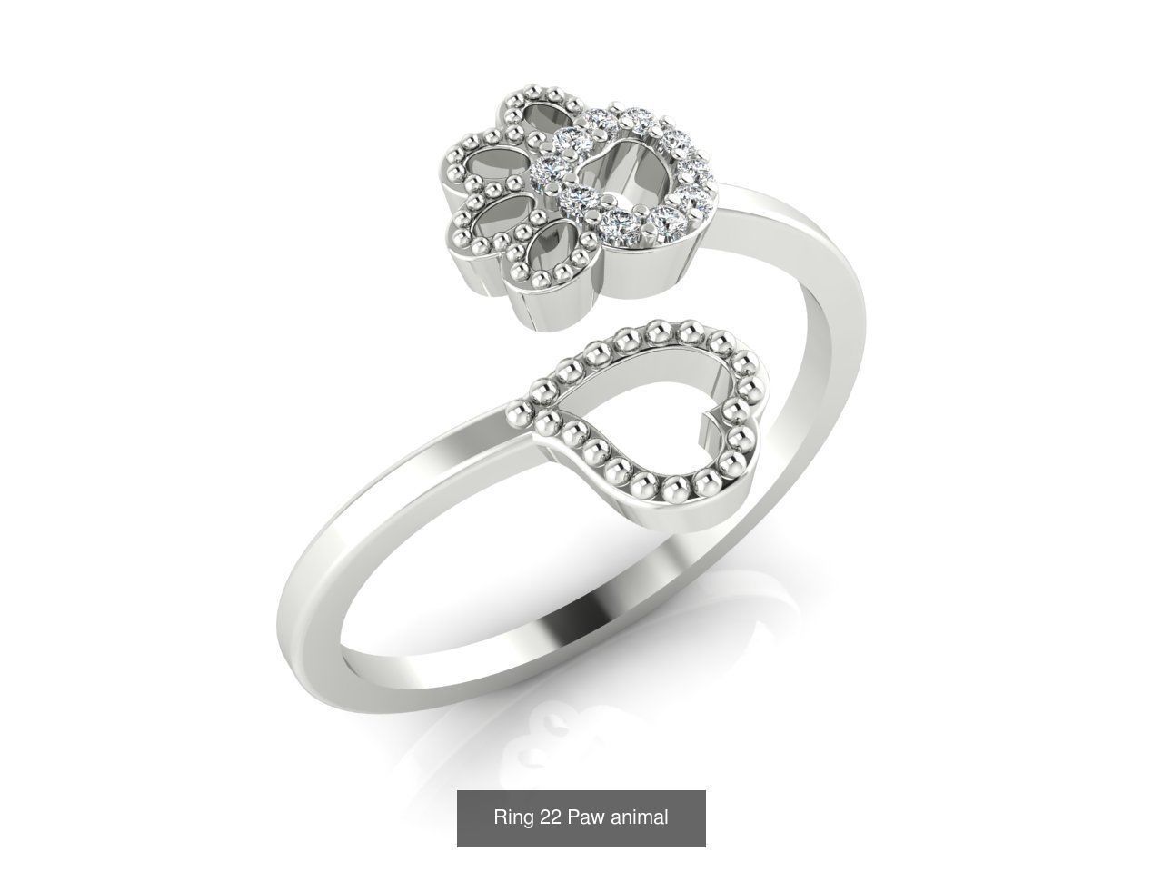 Collection 20 heart shaped diamond ring _7