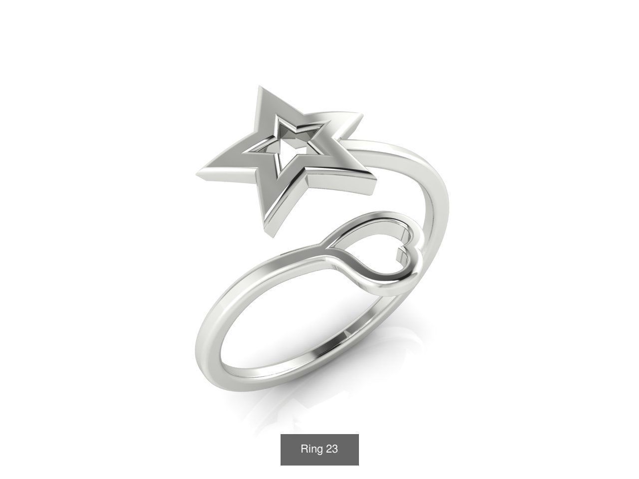 Collection 20 heart shaped diamond ring _8