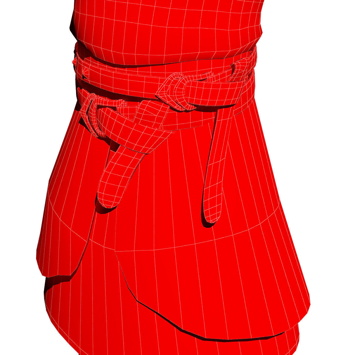 king warior character game rady 3d model Low-poly 3D model_8