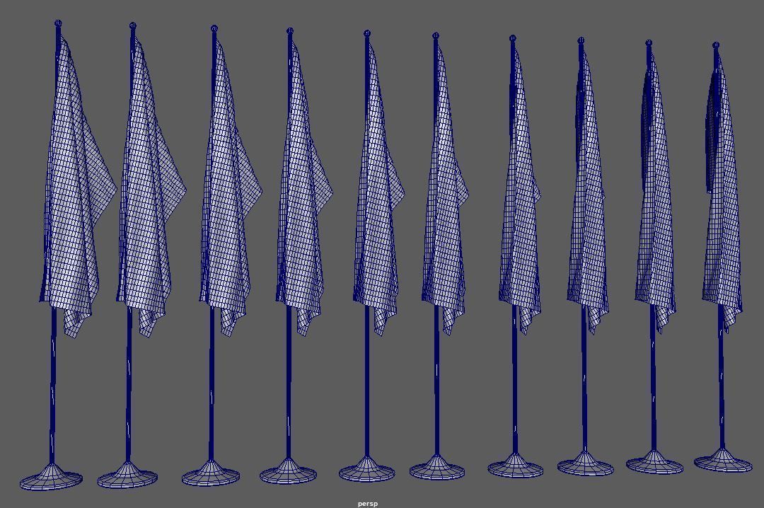 Country Flag 3D Model Collection 3D model_6