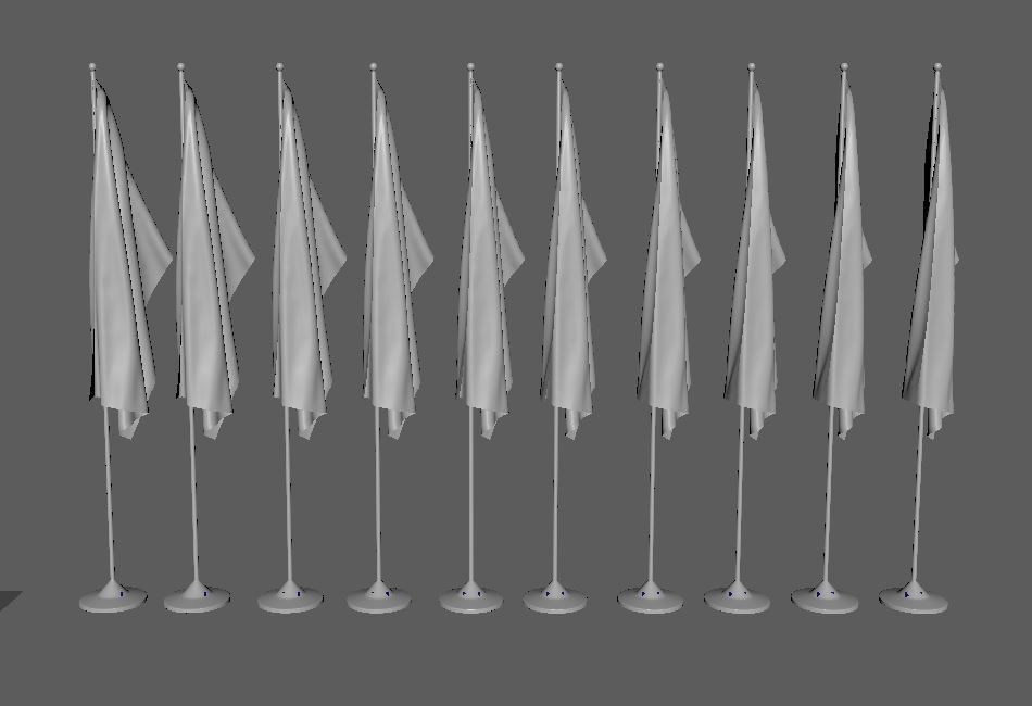 Country Flag 3D Model Collection 3D model_5