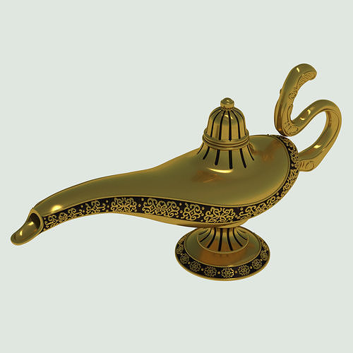 Aladdin 2019 Genie Magic Lamp 3D print model