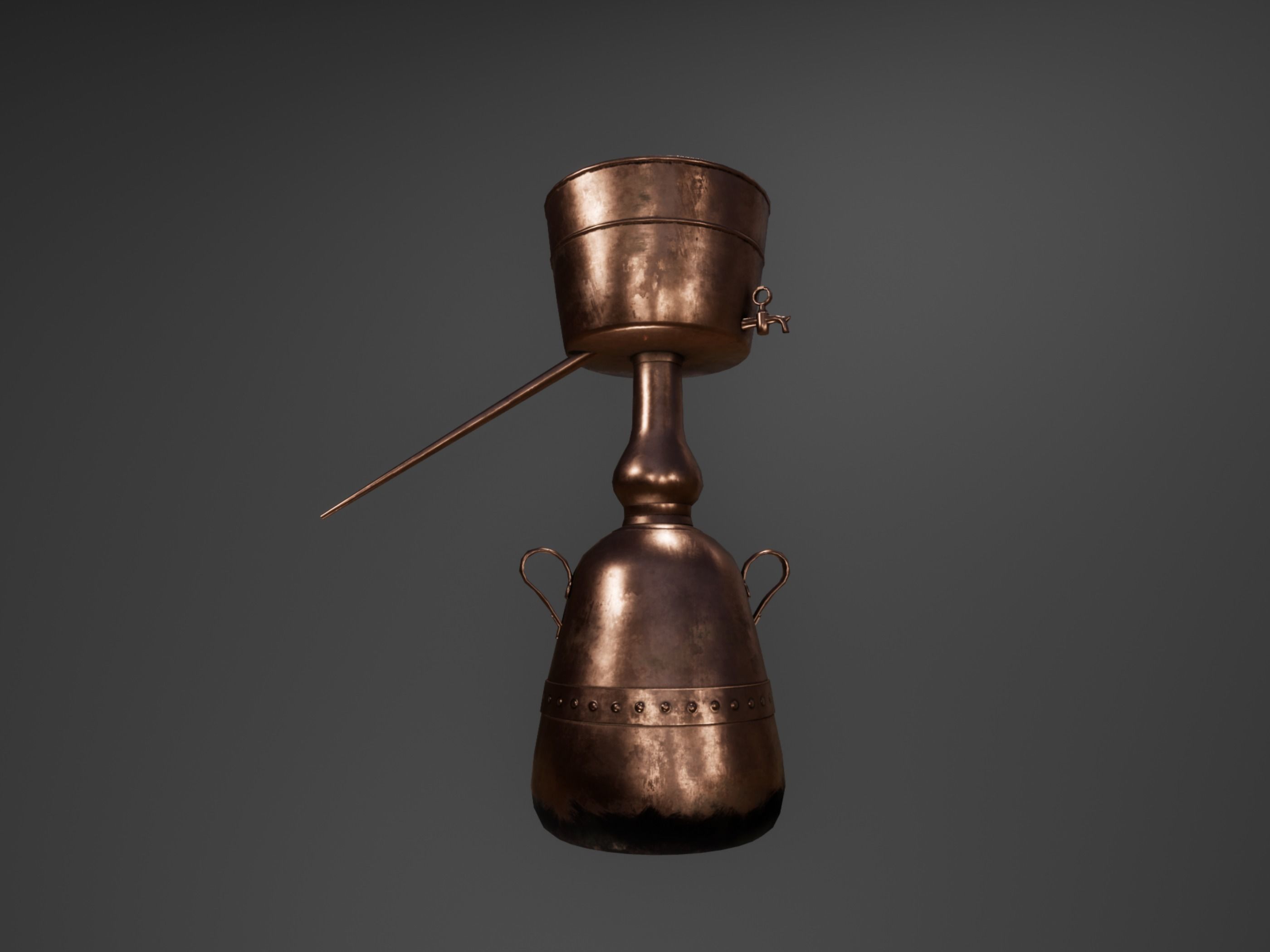 Alchemical Equipment Collection Low-poly 3D model_11