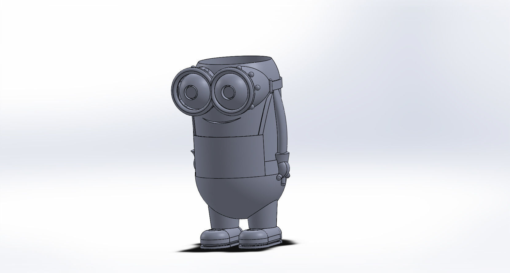 Minion Pen Holder Free 3D print model_1