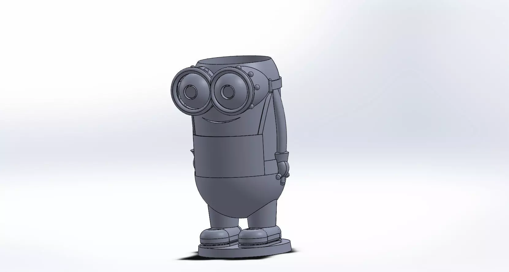 Minion Pen Holder Free 3D print model_0