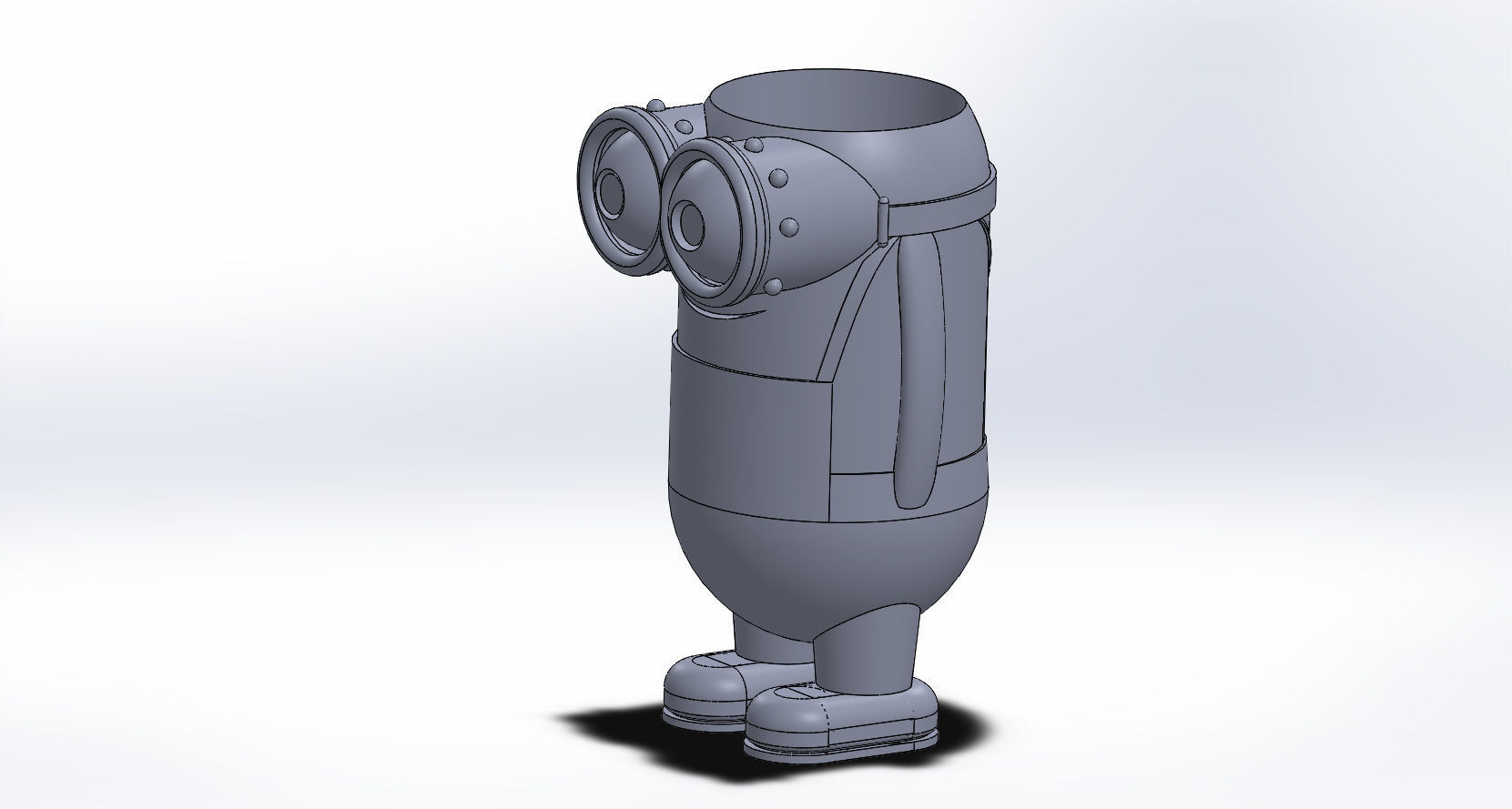 Minion Pen Holder Free 3D print model_3