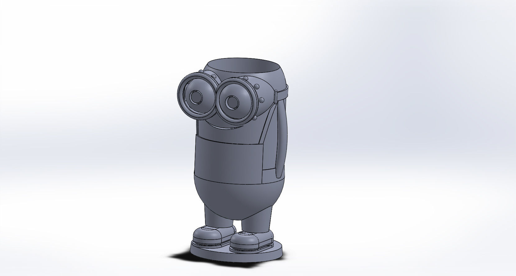 Minion Pen Holder Free 3D print model_2