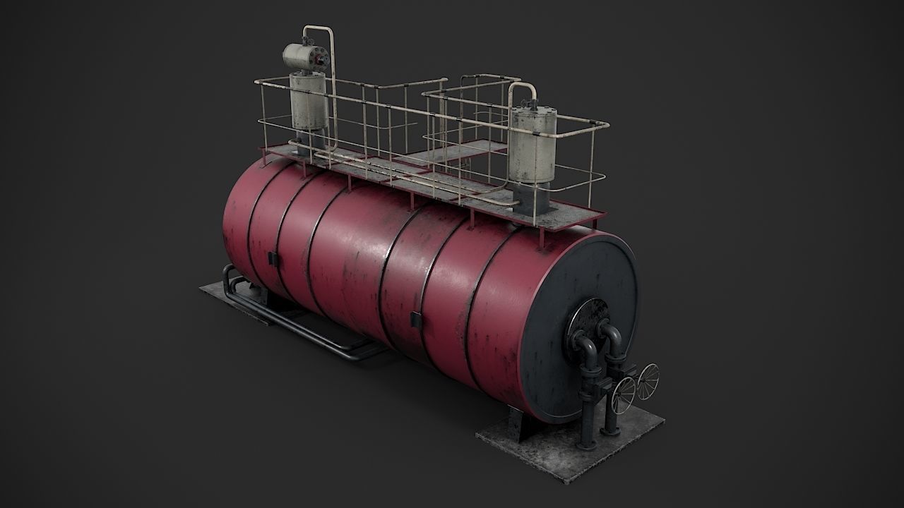 Machinery device 3D model_7