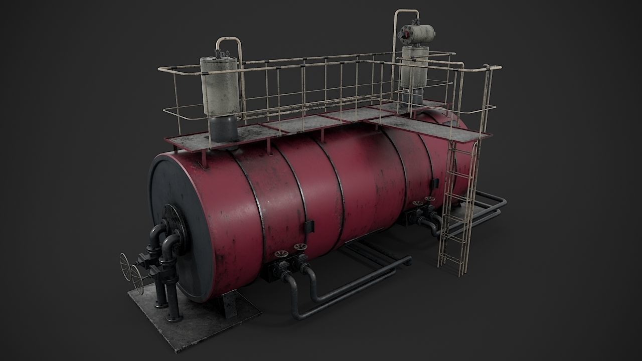 Machinery device 3D model_8