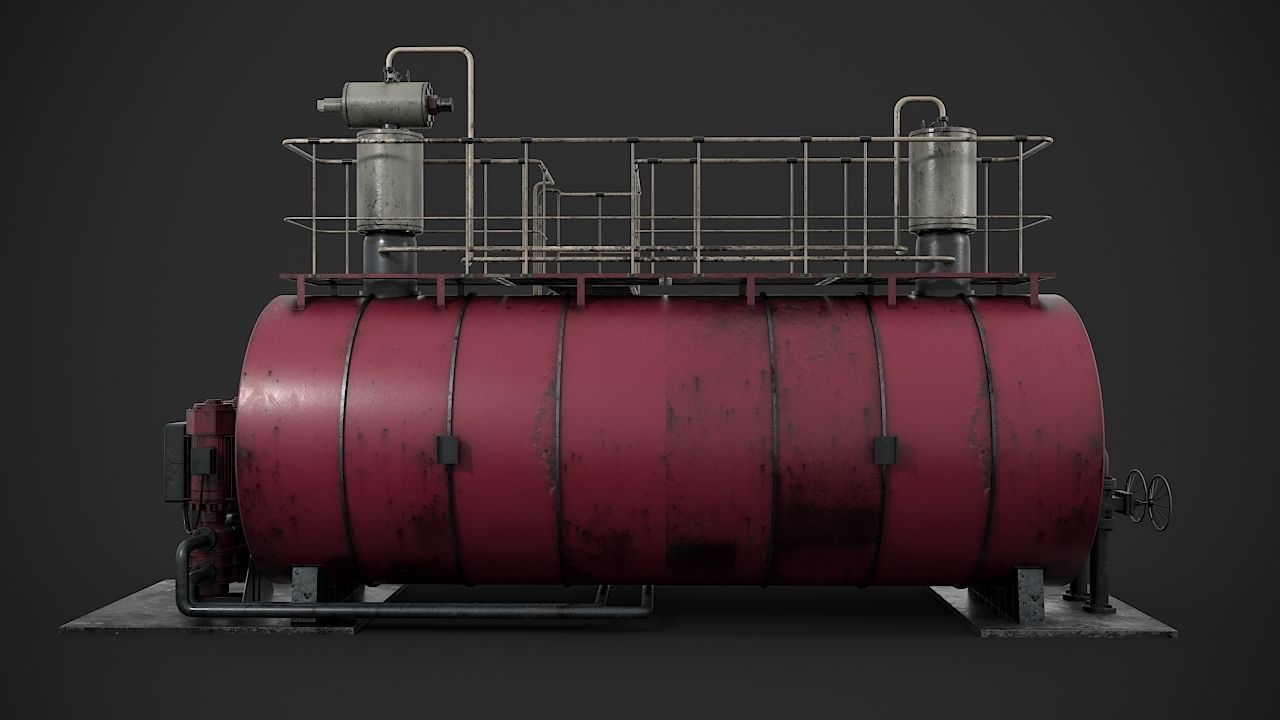 Machinery device 3D model_6