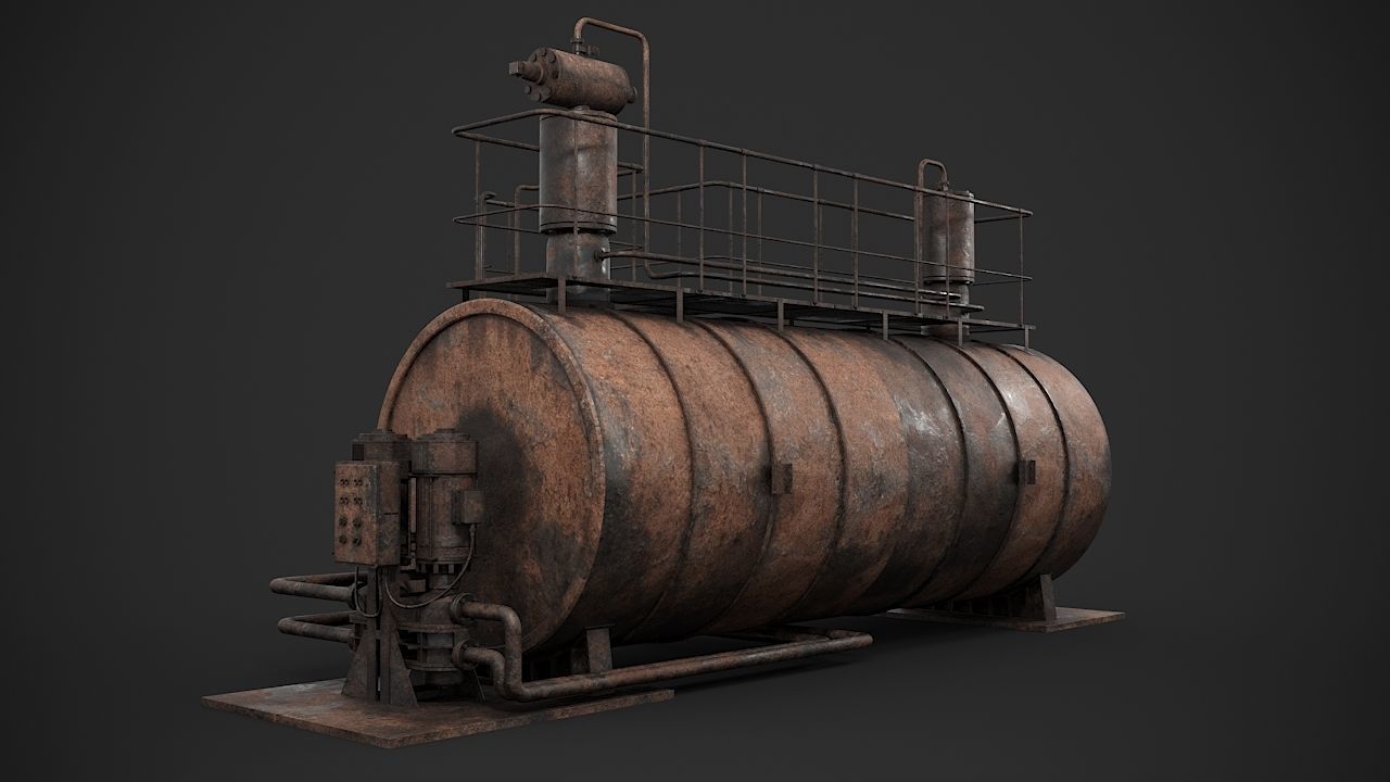 Machinery device 3D model_11