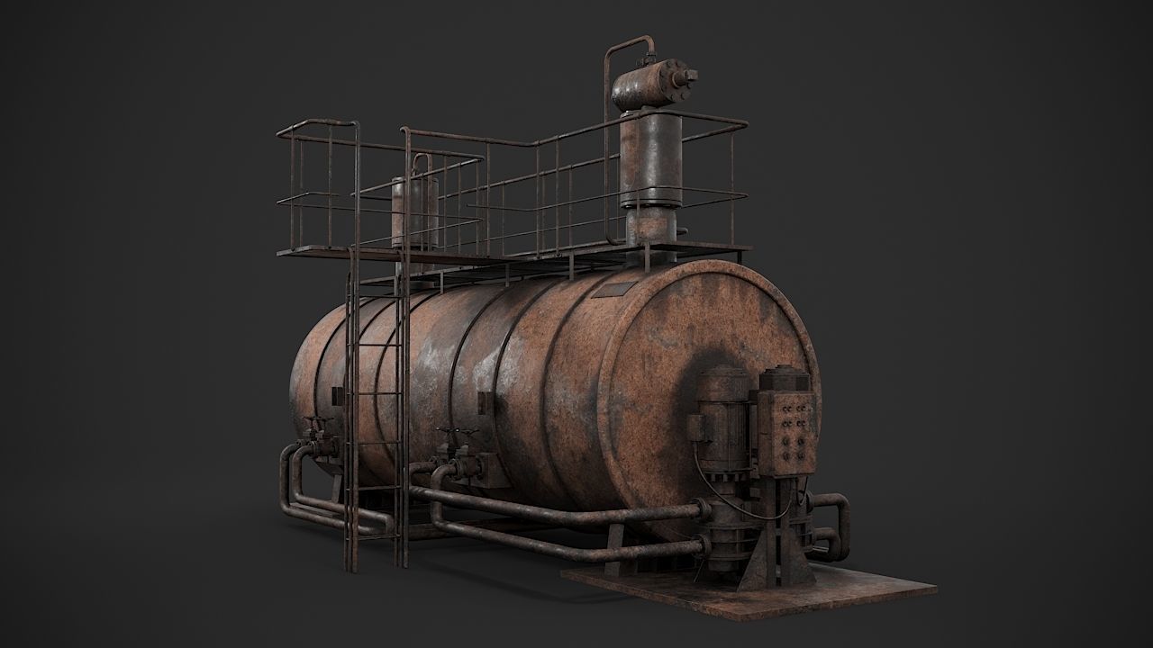 Machinery device 3D model_10
