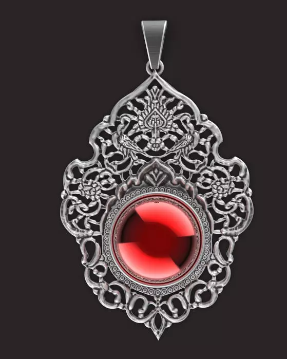 bird necklace 3D print model_0