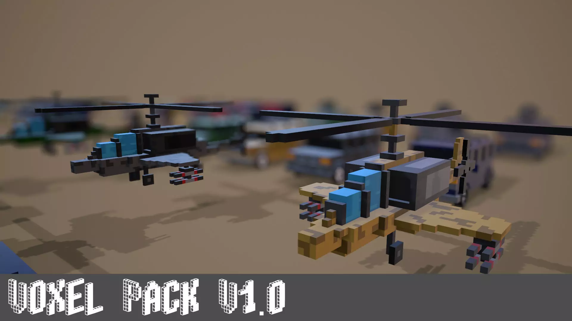 Voxel Pack 01 Low-poly 3D model_0