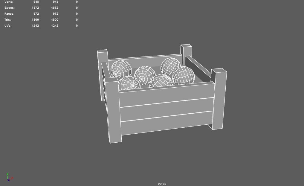 Cannon balls  - PBR Low-poly 3D model_12