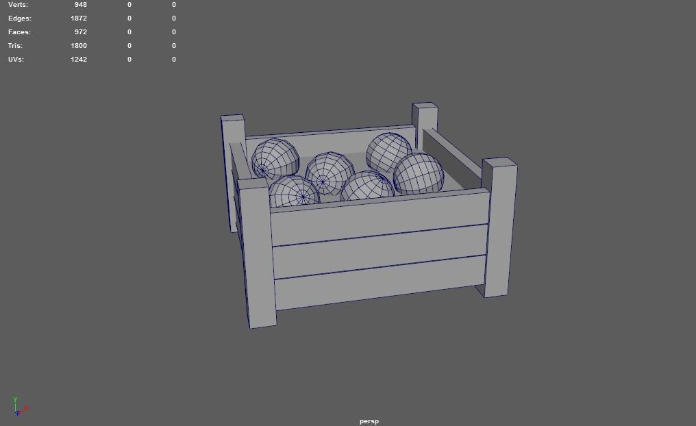Cannon balls  - PBR Low-poly 3D model_11