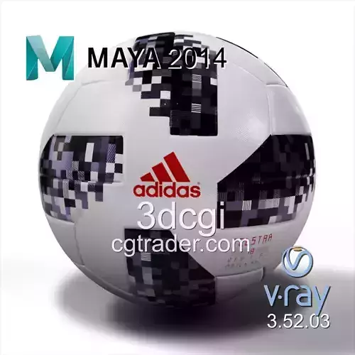 ADIDAS TELSTAR 18 - 3D model