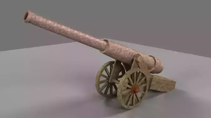 Cannon 3D model