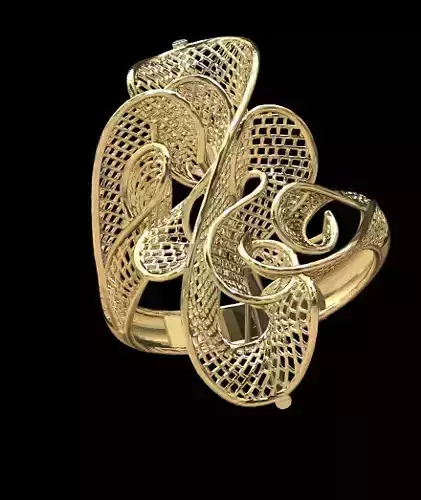 filigree ring jewellery printable  jewelry scanned 41