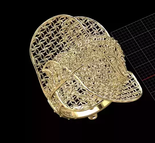 filigree ring jewellery printable  jewelry scanned 42