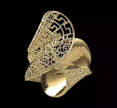 filigree ring jewellery printable  jewelry scanned 186