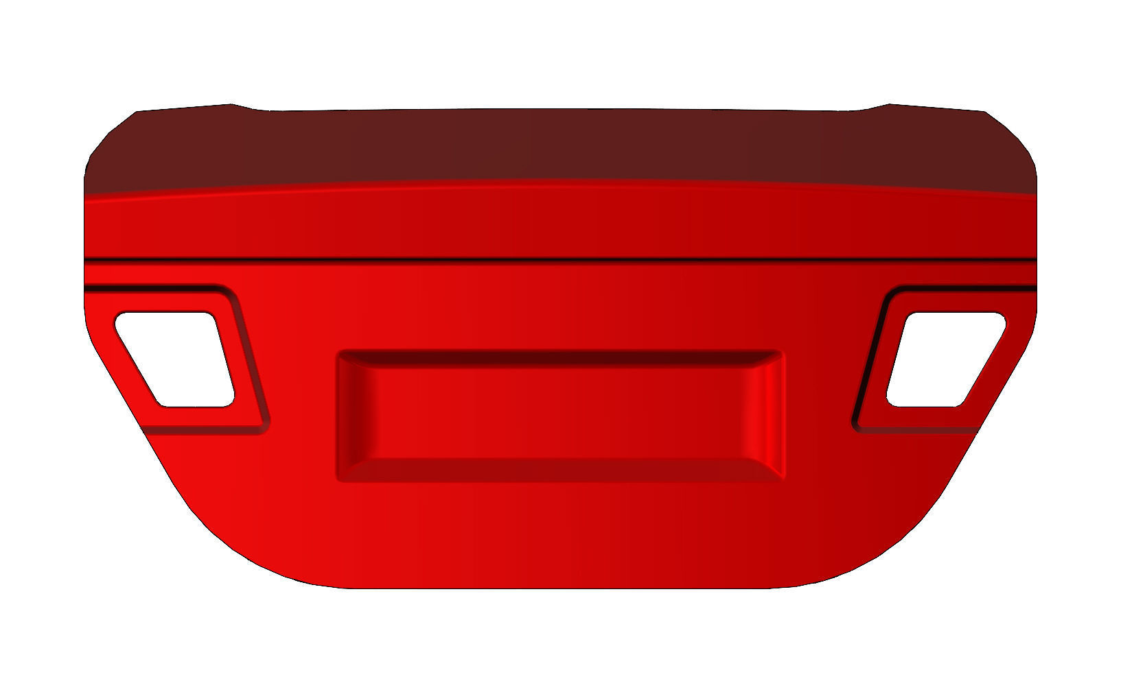 Car trunk lid panel 3D print model_3