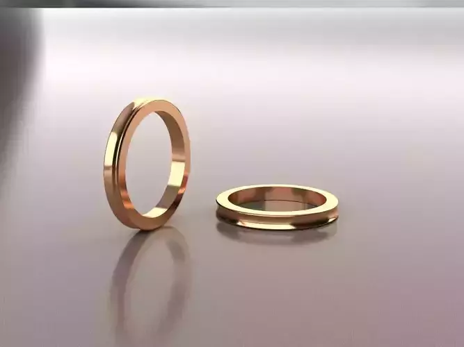 Pack 09 Simple wedding ring