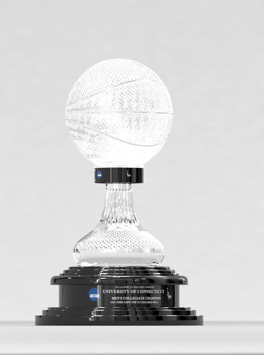 NABC NCAA National Basketball Championship Trophy 3D model_6