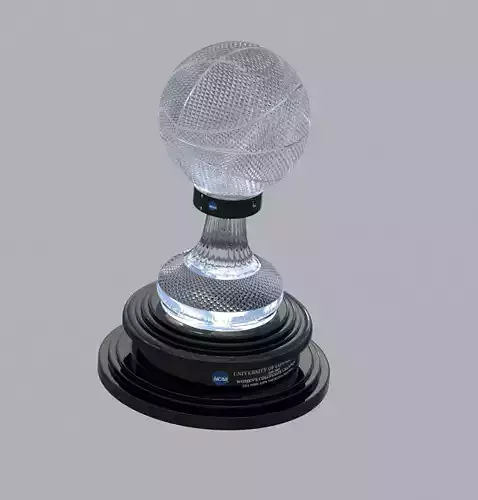 NABC NCAA National Basketball Championship Trophy 3D model