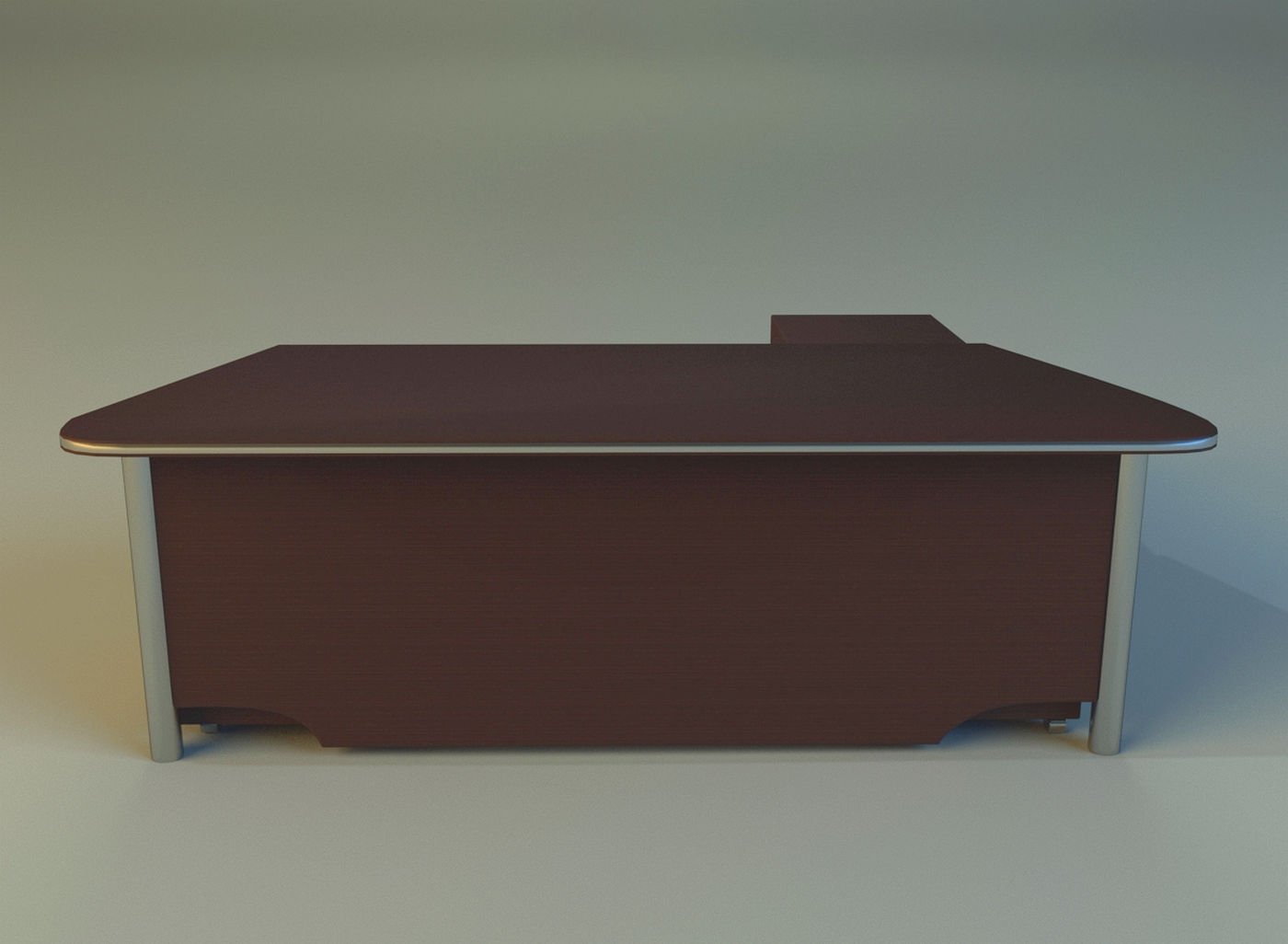 Computer table big 3D model_15