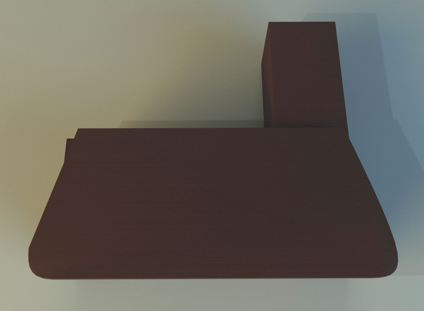 Computer table big 3D model_4