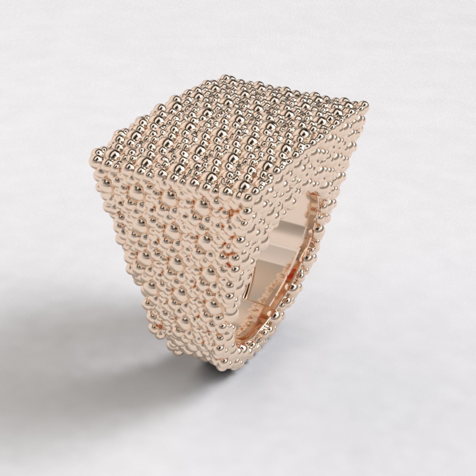 Anillo tipo Rectangulo Ring 3D model_3