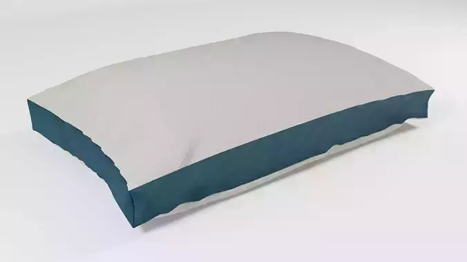 Realistic Two Color Pillow - 3ds Max