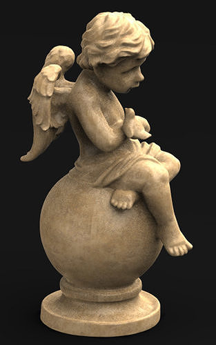 Angel Boy 2 3D Model 3D print model