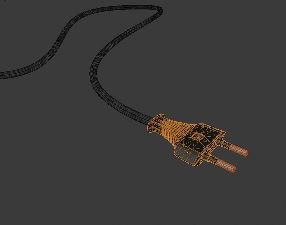 Modern wooden LED lamp 3D model_6