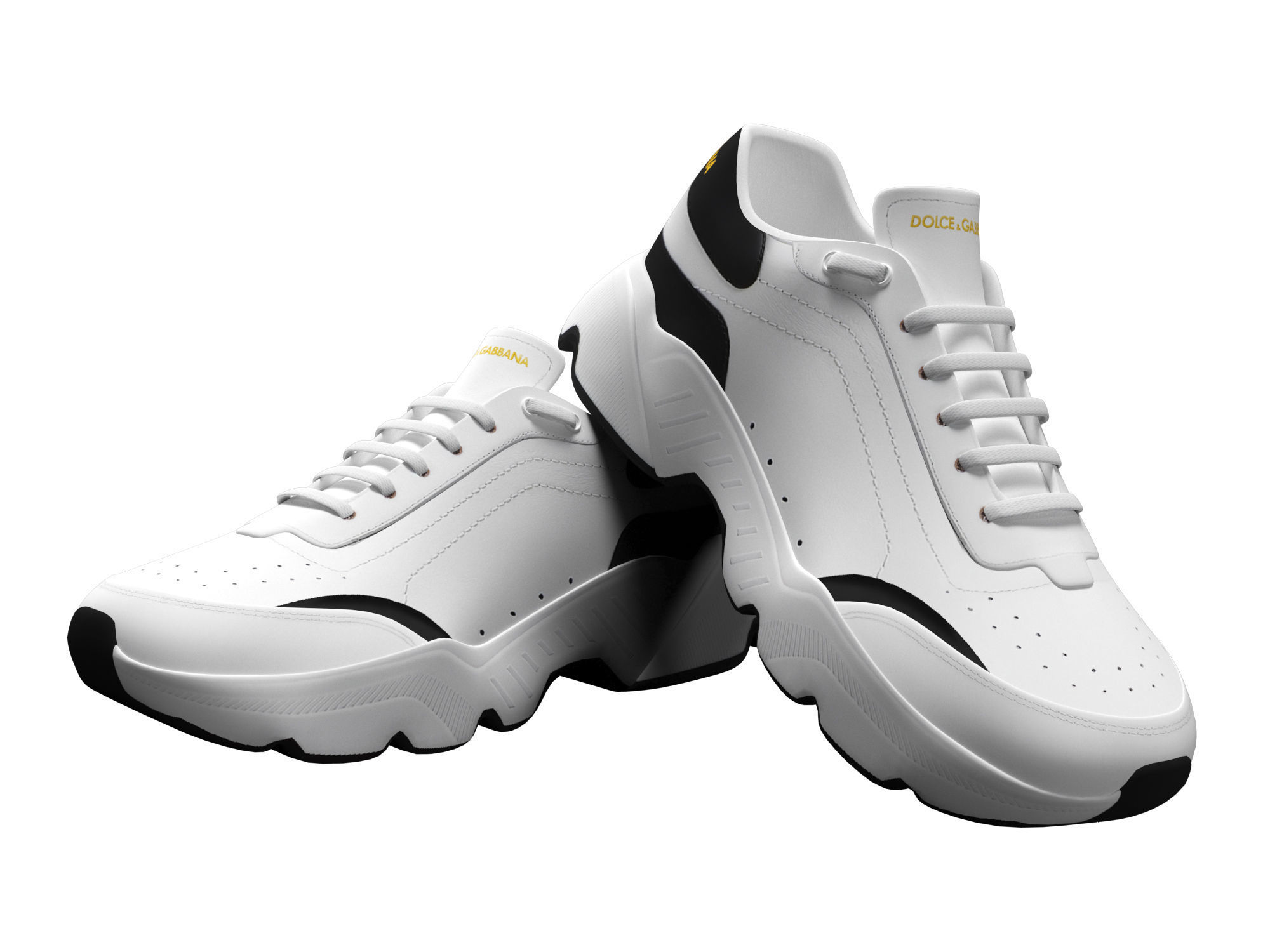 Shoes Low Poly Model Low-poly 3D model_2