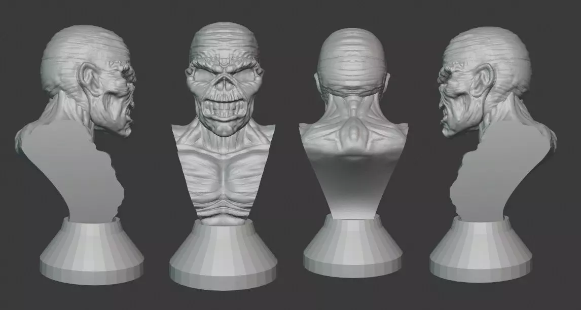 Eddie Iron Maiden 3D print model