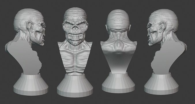 Eddie Iron Maiden 3D print model