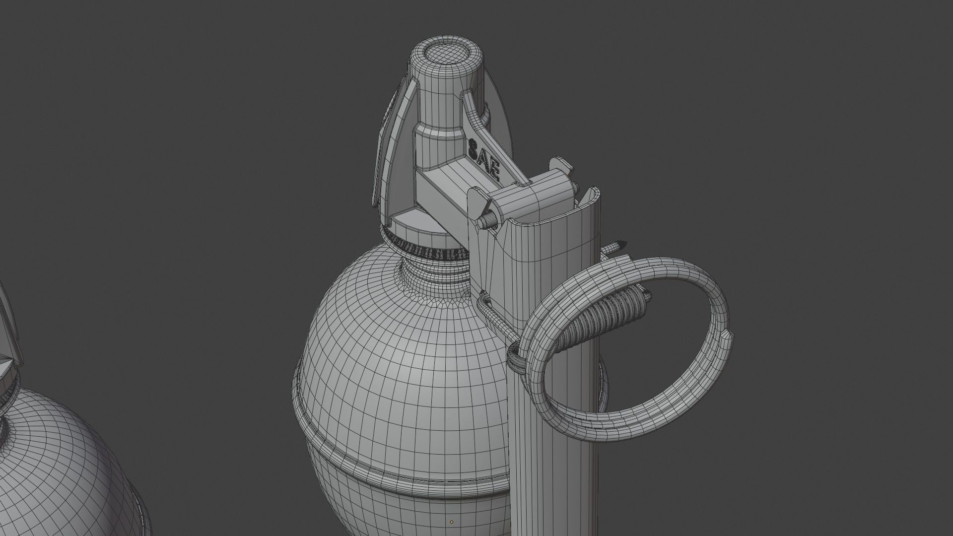 SOLDIER Frag Grenade 3D model_10