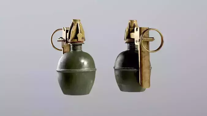SOLDIER Frag Grenade 3D model SOLDIER Frag Grenade 3D model