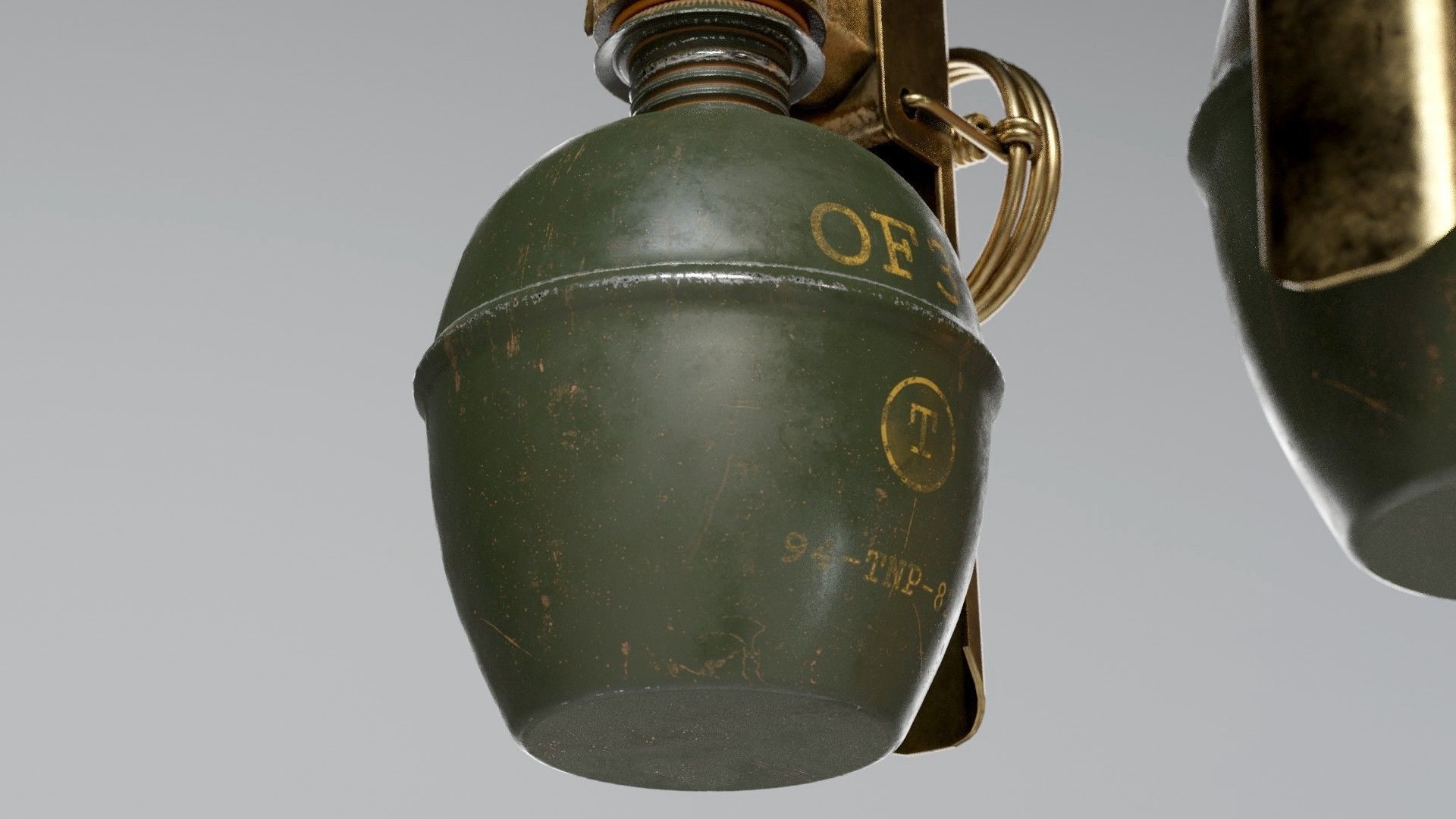 SOLDIER Frag Grenade 3D model_4