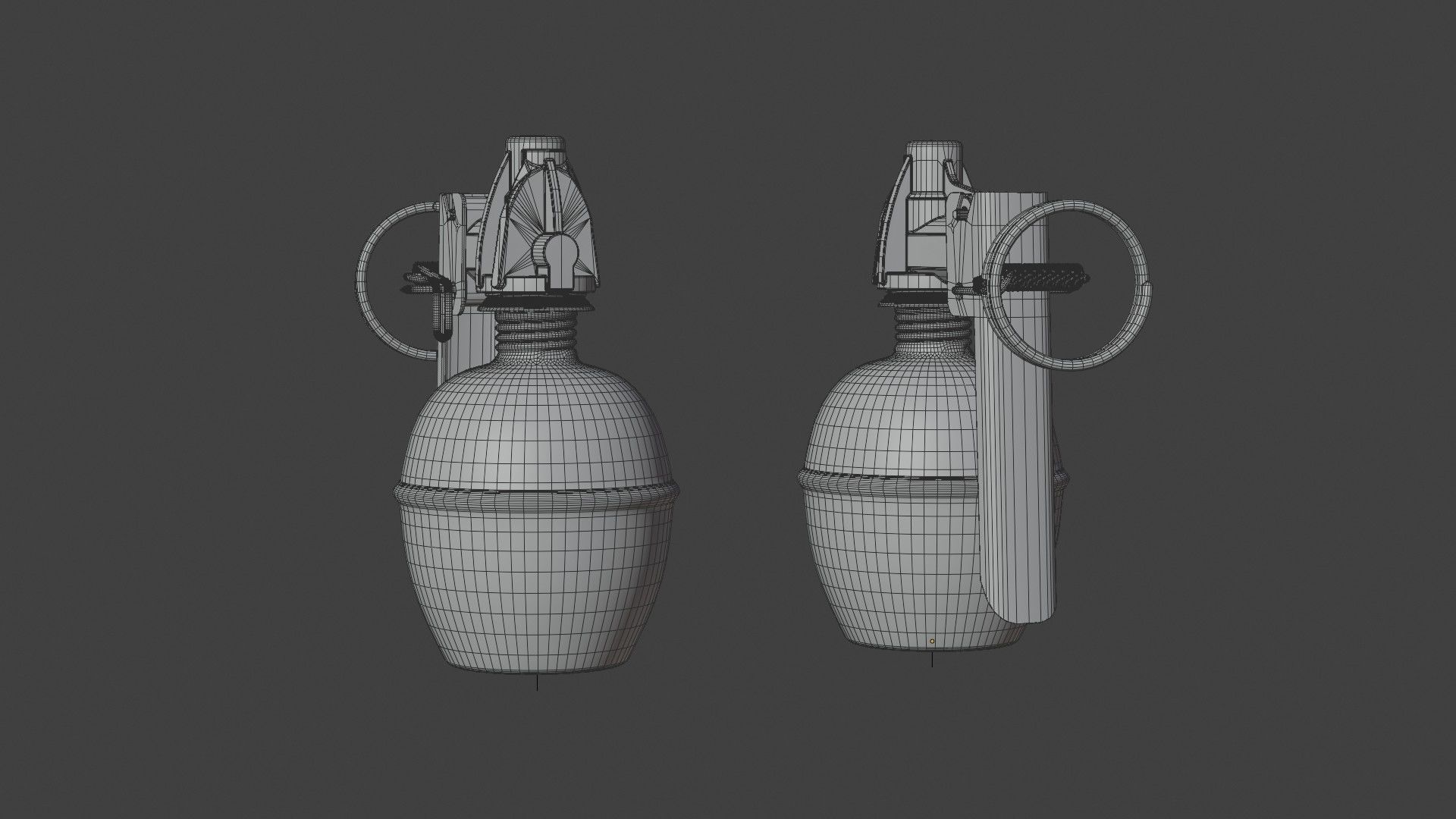 SOLDIER Frag Grenade 3D model_8